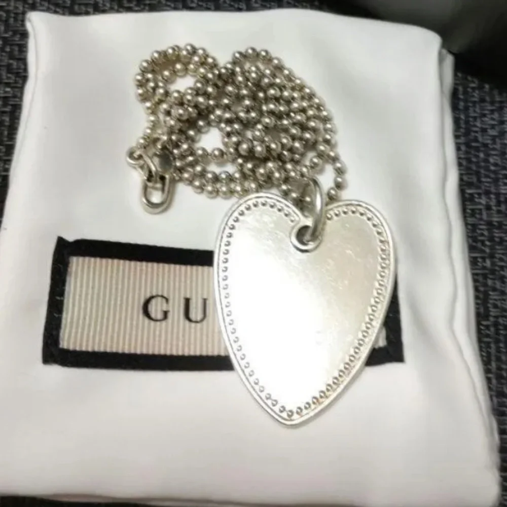 Gucci 925 Sterling Silver Luxury Necklace Stunning 😍 - Picture 2 of 5